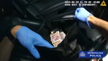 Bodycam footage of UK Metropolitan Police arresting Valeriy Popovych for his role in laundering cash