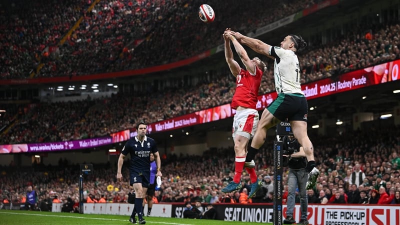 James Lowe set up a try for Jamie Osborne in last spring's Six Nations win in Wales