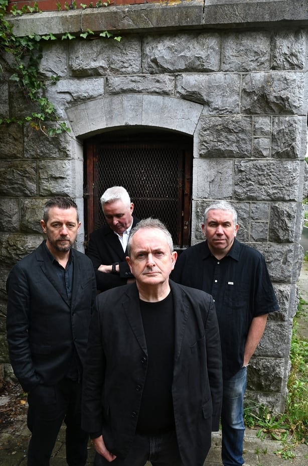 Cork band Cypress, Mine! in Cork (October 2025)Ian Olney (guitar), Mark Healy (bass), Ciarán Ó Tuama (vocals) and Morty McCarthy (drums). Photograph by Eddie O'Hare
