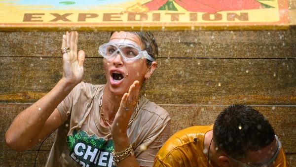 Vogue Williams in the thick of it during I'm a Celebrity...