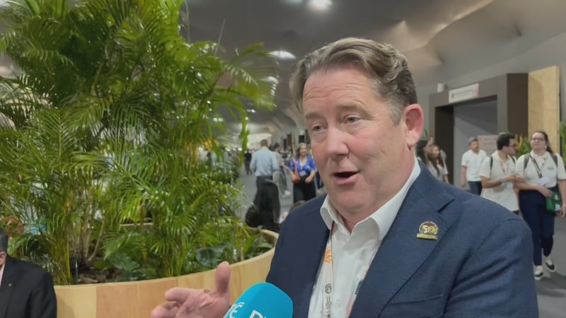 Minister for Climate Darragh O'Brien said the proposed text of a final agreement is 'not acceptable'