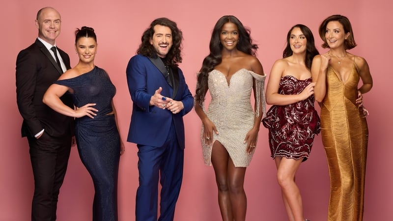 Dancing with the Stars judges Brian Redmond, Karen Byrne, Arthur Gourounlian and Oti Mabuse with presenters Laura Fox and Jennifer Zamparelli
