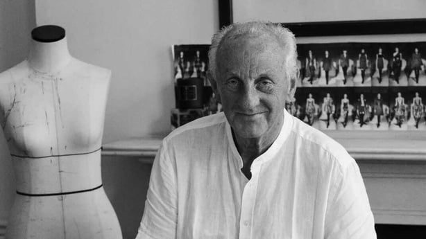Black and white image of Paul Costelloe
