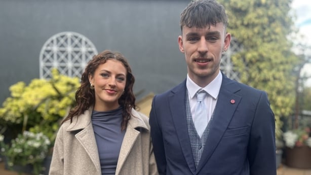 Naoise and Alise - pic Sinead Hussey - RTE