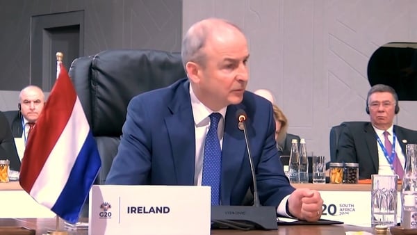 Taoiseach tells G20 ‘we must work very hard’ to end wars