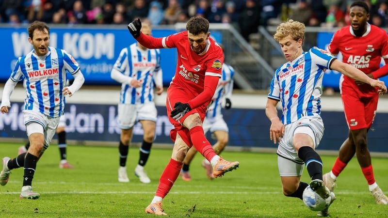 Troy Parrott fires home against Heerenveen