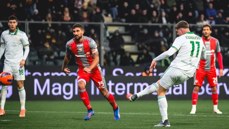 Ferguson slots home Roma's second goal