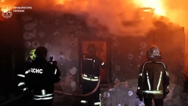 Rescue teams recover bodies after Russian drone attack on Kharkiv