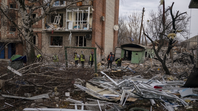 The Russian military attacked a residential area of Sloviansk in Ukraine with three FAB-250 airstrikes