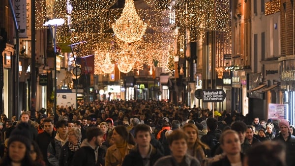Black Friday in Dublin's Grafton Street. On Friday, November 23, 2018, in Dublin, Ireland. (Photo by Artur Widak/NurPhoto)