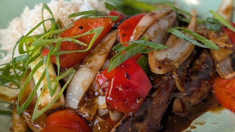 Wade Murphy's black pepper beef: Today