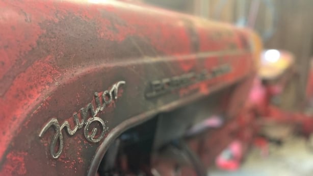 Transition years students at a school in Ballymahon are restoring this vintage Porsche tractor 