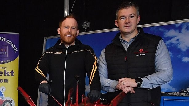 Transition years students at a school in Ballymahon are restoring this vintage Porsche tractor 