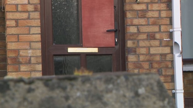 house in Clondalkin in Dublin where a woman was set on fire