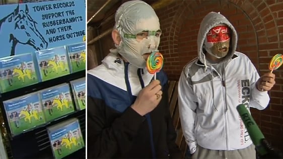 Limerick duo Rubberbandits, Blindboy Boatclub and Mr Chrome in 2010