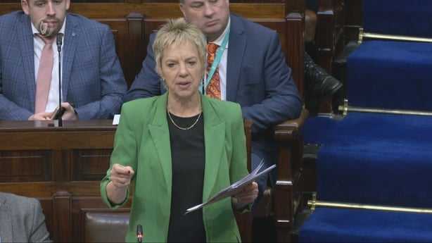 Ivana Bacik speaking in the Dáil