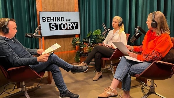 Journalist Saoirse McGarrigle discusses the case of Michael Shine on Behind the Story with hosts Fran McNulty and Laura Fletcher