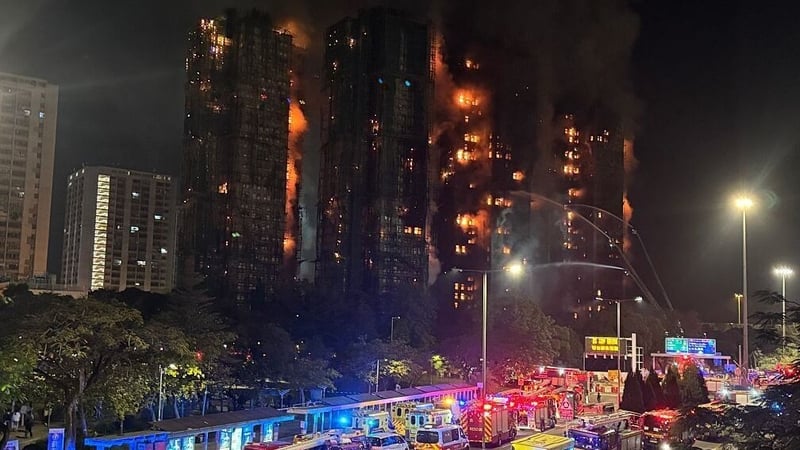 Hong Kong buildings blaze kills 44, nearly 300 missing