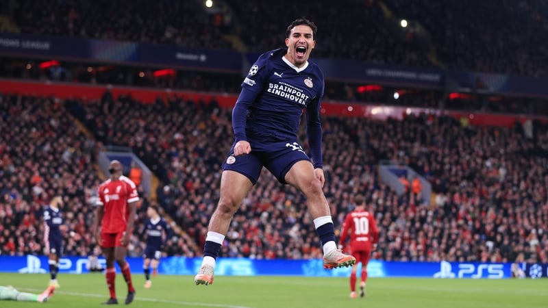 Couhaib Driouech scored twice at Anfield