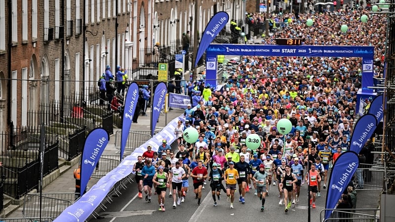 Over 20,000 people participated in this year's 44th Dublin Marathon