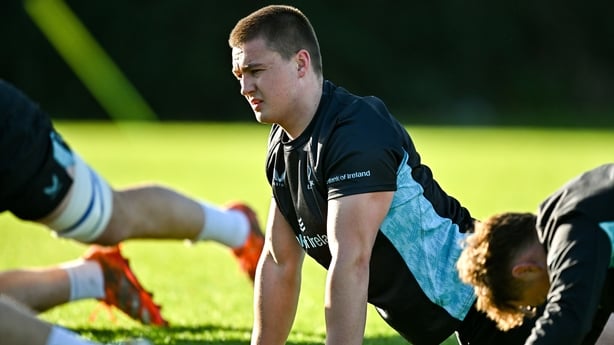 Josh Ericson during Leinster Rugby squad training at UCD in Dublin. Photo by Sam Barnes/Sportsfile