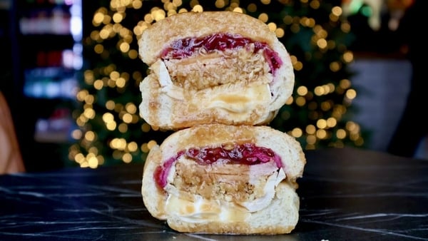 A Christmas sandwich