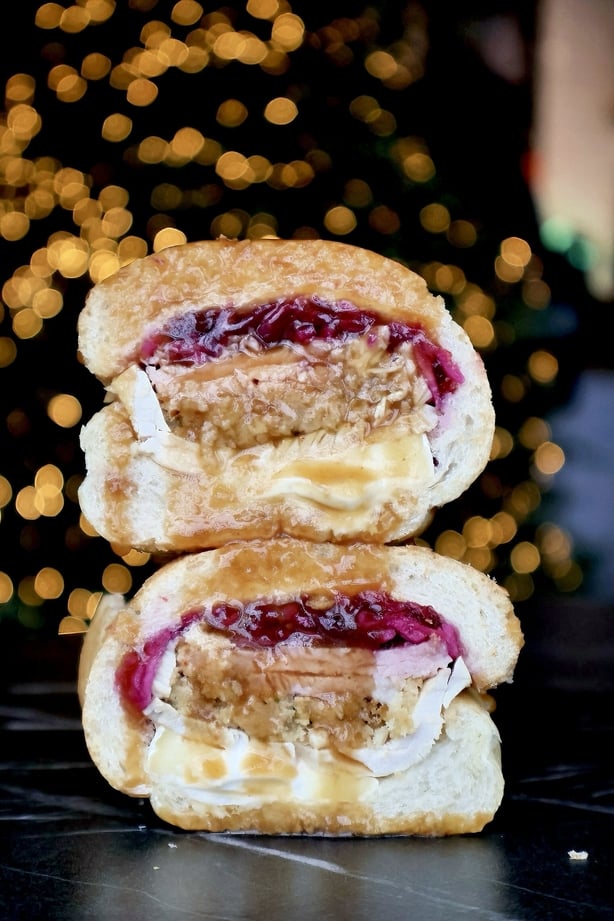 A Christmas sandwich