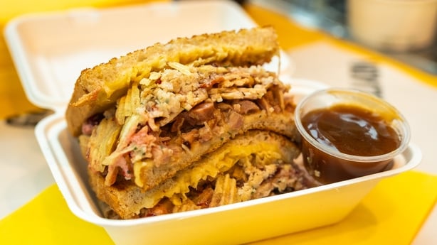 A Christmas sandwich