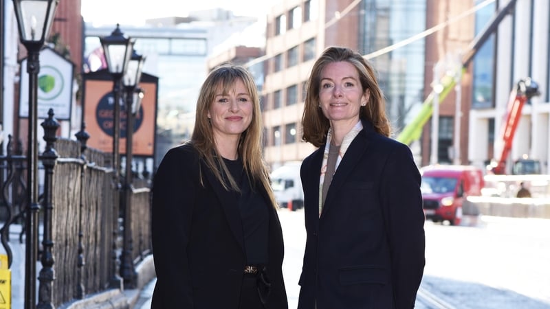 Siobhán Masterson, CEO of IAPI, and Geraldine Jones, Managing Director of Publicis Dublin, who has been appointed as the new IAPI President.