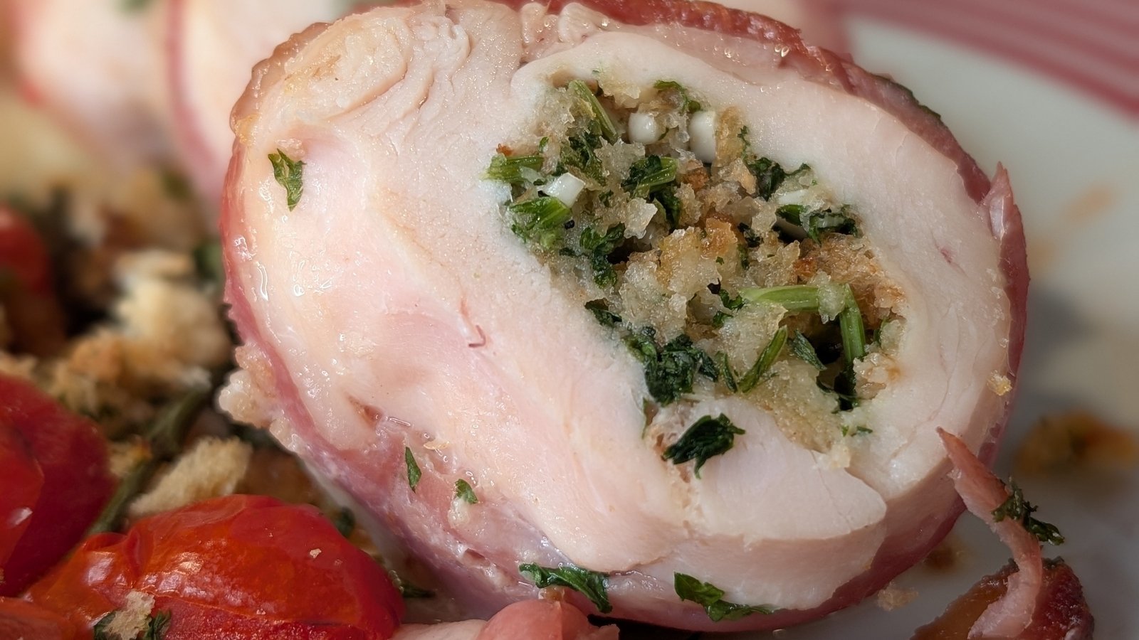 Kevin Dundon's roast stuffed turkey fillets