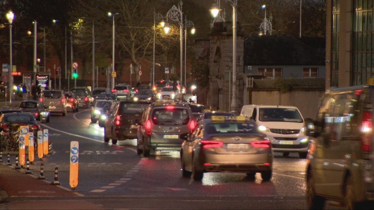 Heavy traffic across Dublin due to taxi protest