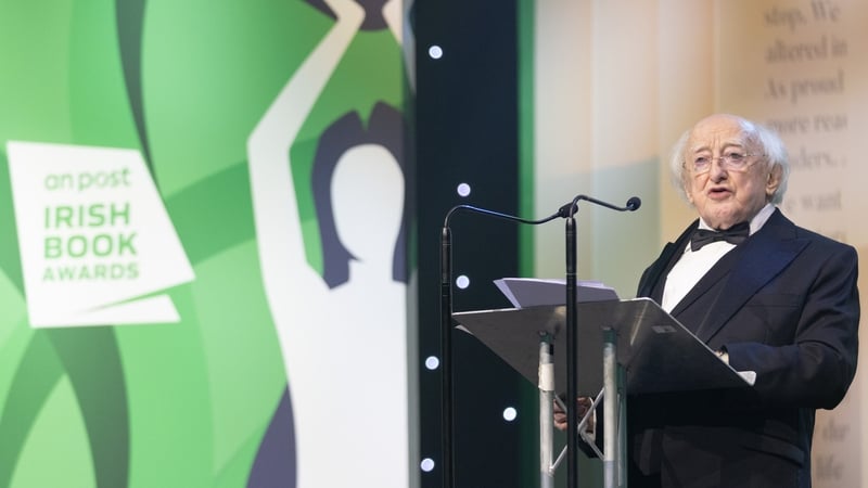 Michael D Higgins pictured at this year's An Post Irish Book Awards (Pics: Patrick Bolger)