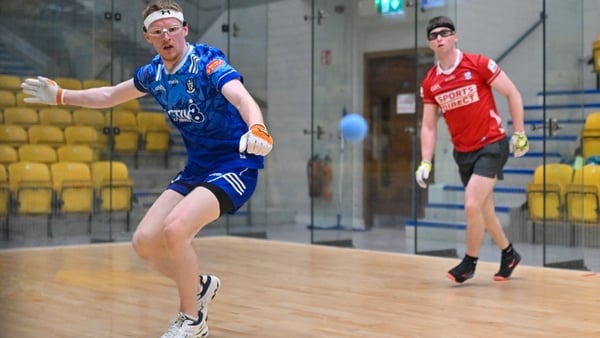 Gavin Coyle and David Walsh playing handball