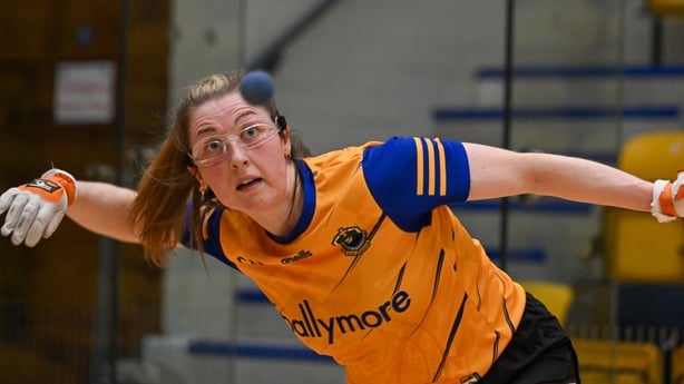 Fiona Tully of Roscommon during the semi final of the oneills.com 4-Wall Ladies' Senior Singles All Ireland Championship at the National Handball Centre, Croke Park, Dublin. Photo by Stephen Marken