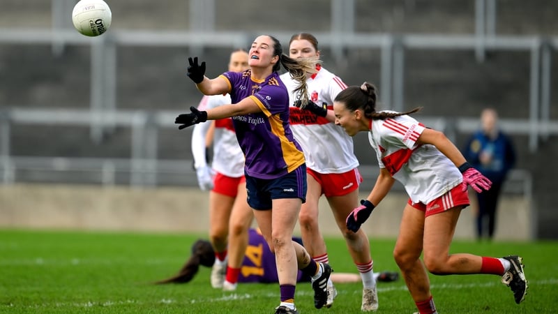 Éabha Rutledge of Kilmacud Crokes in action against Tinahely in the Leinster final