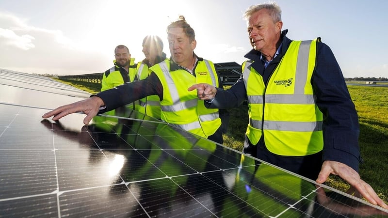 The solar PV farm is expected to supply up to 20% of Shannon Airport's annual electricity needs