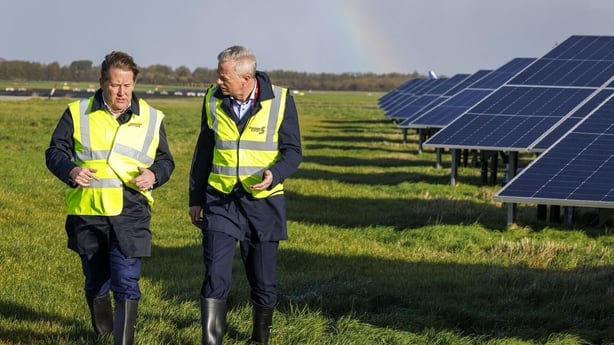 First solar PV farm on Shannon airfield - Pic - Petula Martin - RTE