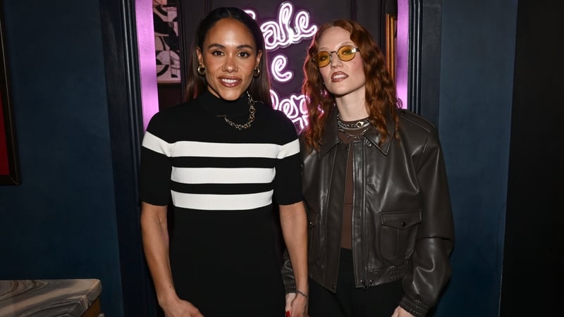 (L-R) Alex Scott and Jess Glynne, pictured in London in March 2025