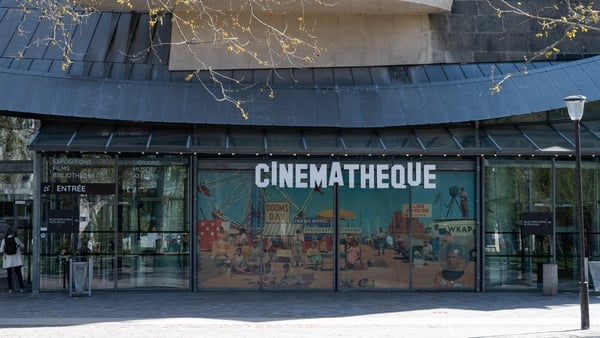 Exterior view of The French Cinematheque in Paris