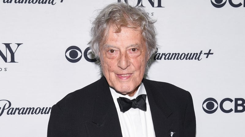 Tom Stoppard, pictured at the Tony Awards in New York in June 2023