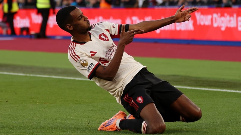 Alexander Isak scored in the 60th minute and was subbed a few minutes later