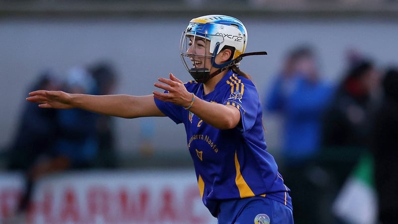 Stephanie Punch celebrates Saturday's semi-final win