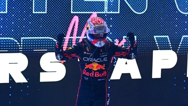 LUSAIL CITY, QATAR - NOVEMBER 30: Race winner Max Verstappen of the Netherlands and Oracle Red Bull Racing celebrates on arrival in parc ferme during the F1 Grand Prix of Qatar at Lusail International Circuit on November 30, 2025 in Lusail City, Qatar. (P