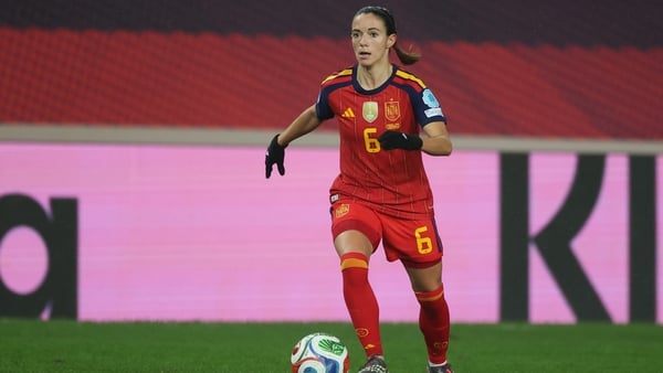 KAISERSLAUTERN, GERMANY - NOVEMBER 28: Aitana Bonmati of Spain controls the ball during the UEFA Women's Nations League 2025 final first leg match between Germany and Spain at Fritz-Walter-Stadion on November 28, 2025 in Kaiserslautern, Germany. (Photo by