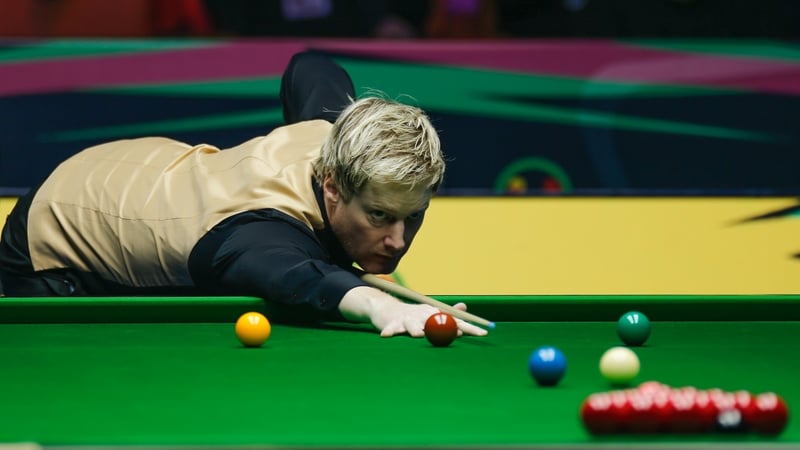 Neil Robertson needed just eight frames to see off Julian Leclerq