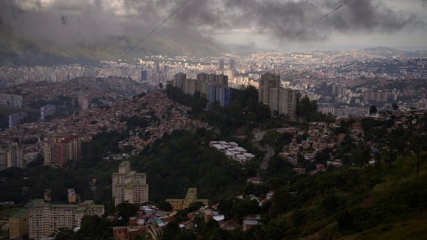 The skyline of Carcas, Venezuela