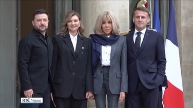 Zelensky to visit Ireland following meeting with Macron in Paris