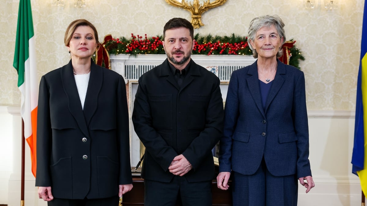 President Zelensky visits Ireland