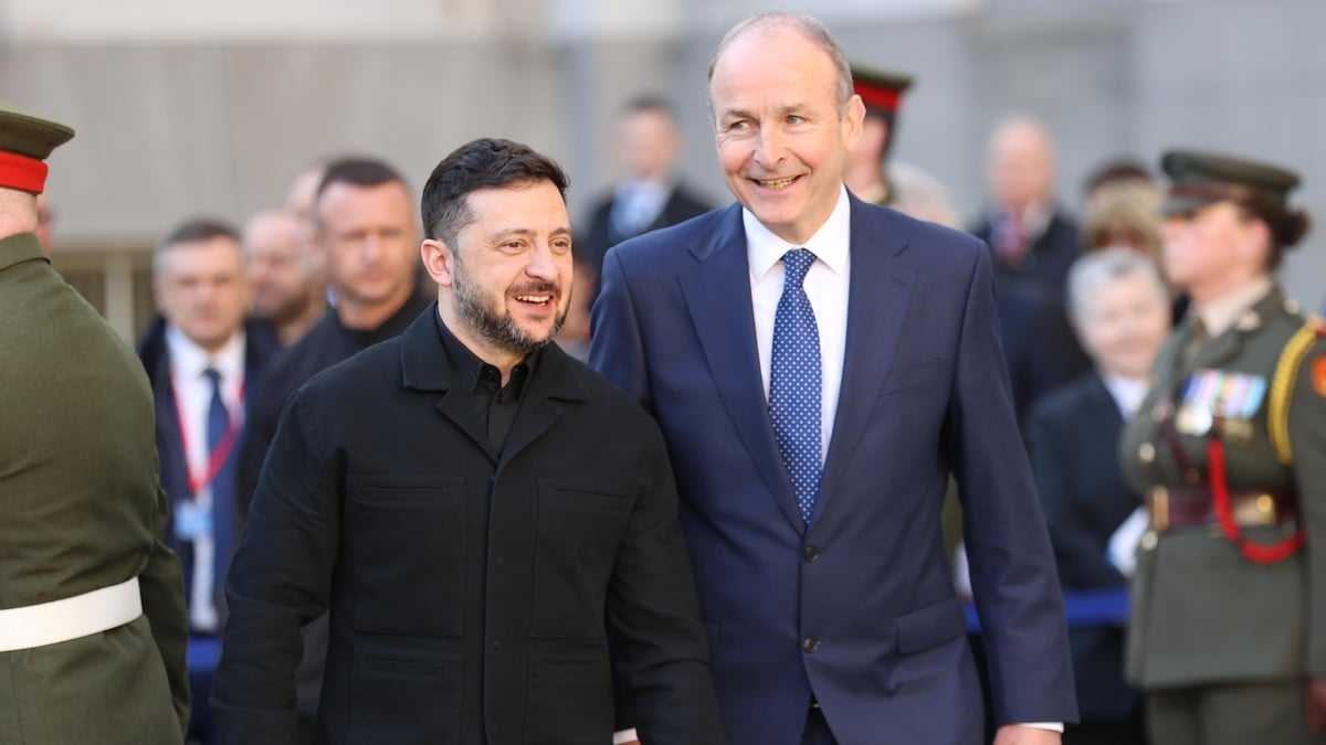 President Zelensky visits Ireland