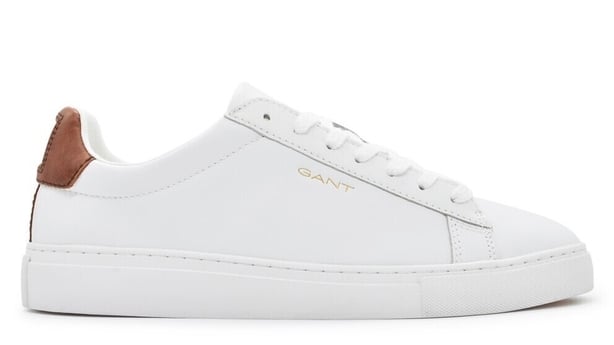 GANT Mc Julien Leather Sneaker in White 